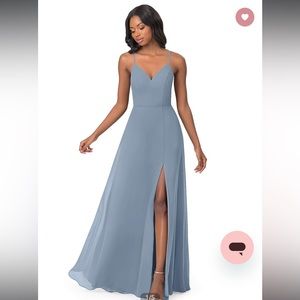 Brand: Azazie Color: Dusty Blue